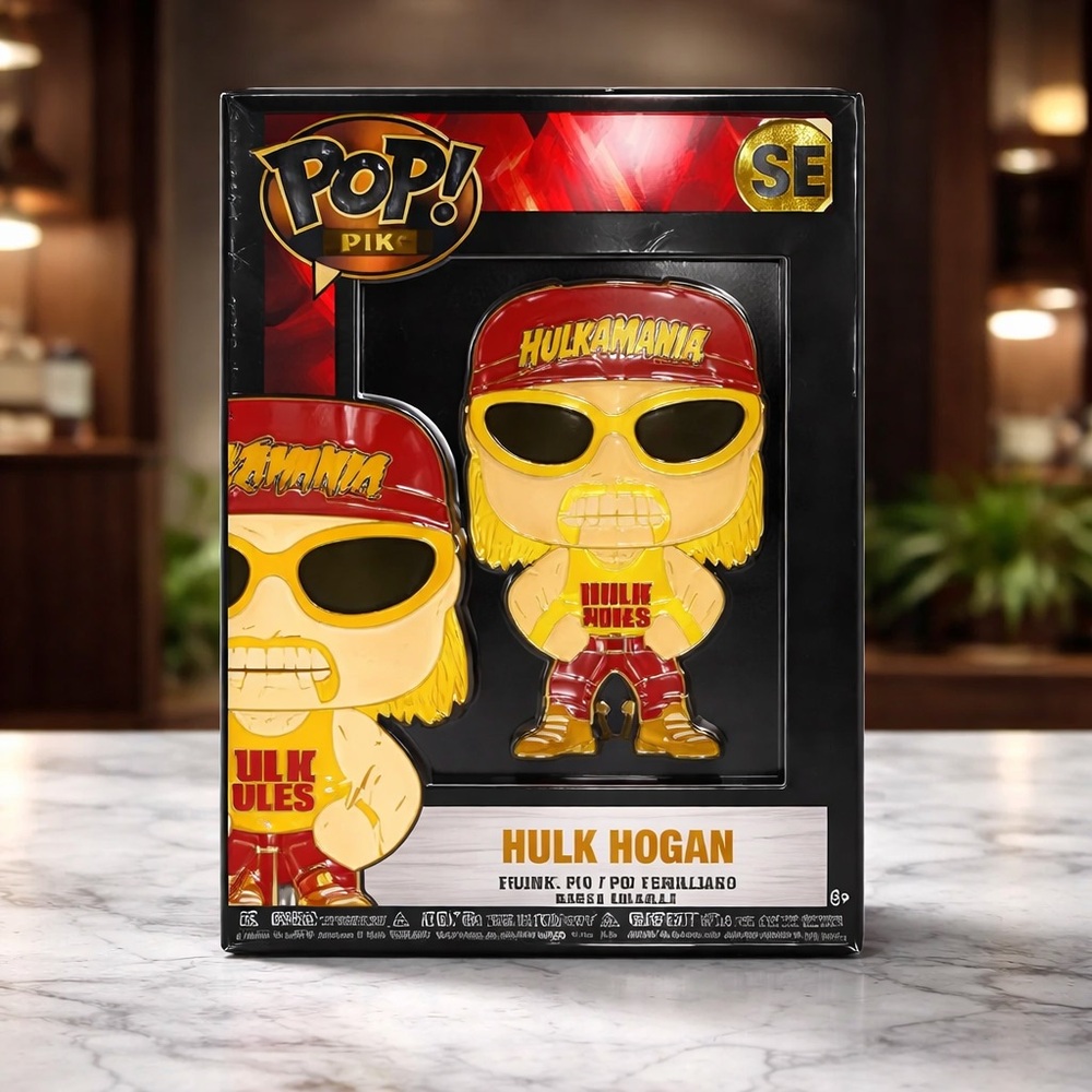 Funko pop Hulk Hogan POP Enamel Pin